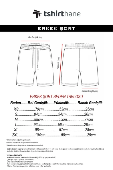 Erkek Basic Siyah Şort - 4