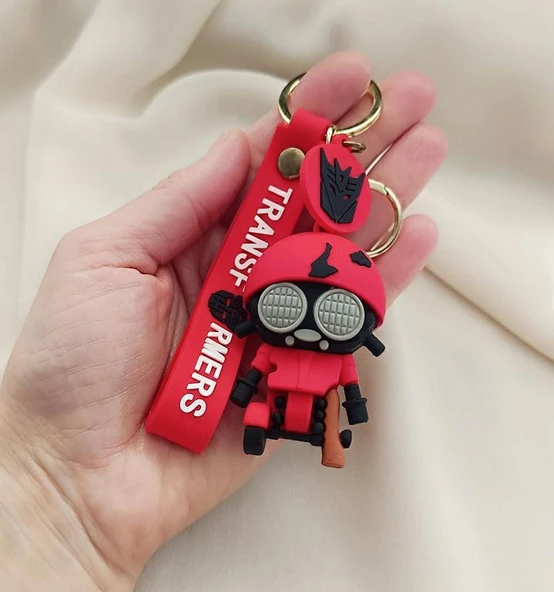 Transsformers Anahtarlık Silikon Kartlık Karvizitlik Oyuncak Çanta Süsü - Resim 2