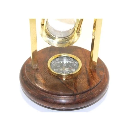 Pirinç Pusulalı Kum Saati Model 5 - 2
