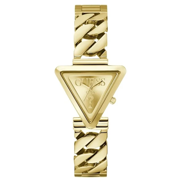 GUESS GUGW0859L2 ALTIN KAPLAMA ÜÇGEN KADIN KOL SAATİ