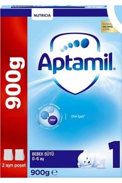 Aptamil Milupa 1 Bebek Sütü Kutu 900 gr 6 Adet - 2