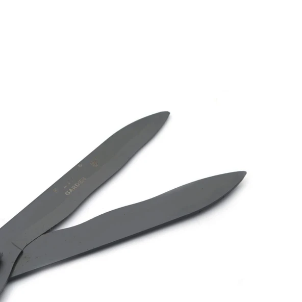 Eğri Çim Budama Makası Çalı Çimen Biçme Kesme Makas 50 cm Keskin Metal Bıçkı 1 Adet - 5