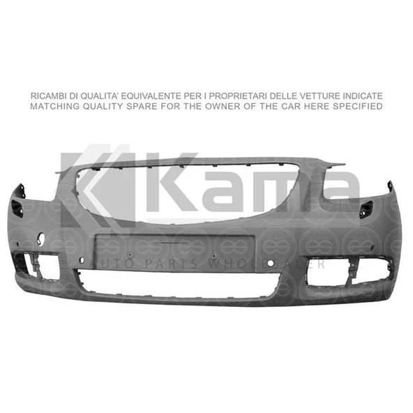 1400472-13277151 TAMPON ÖN (YIKAMALI/SENSÖRLÜ) (ASTARLI) OPEL INSIGNIA-A 09-13 TÜV Belgeli İTHAL