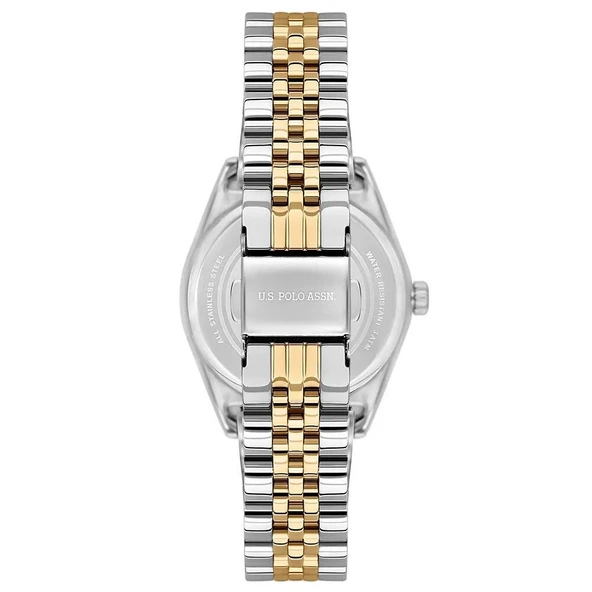 U.S. POLO ASSN. USPA2045-07 ALTIN KAPLAMA KADIN KOL SAATİ - 3