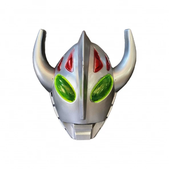 ULTRA MAN MASKESİ KORKU MASKESİ CADILAR BAYRAMI MASKESİ ULTRA MAN KOSTÜM AKSESUARLARI MASKESİ ürün görseli