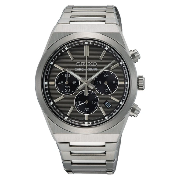 SEIKO SSB455P CHRONOGRAPH SAFİR CAM ÇELİK ERKEK KOL SAATİ