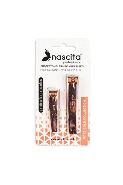 Nascita İkili Bronz Tırnak Makası Seti
