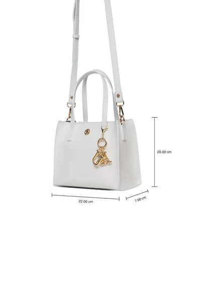 U.S. Polo Assn. Çapraz Askılı Kadın Çanta Beyaz Us25187 - 5