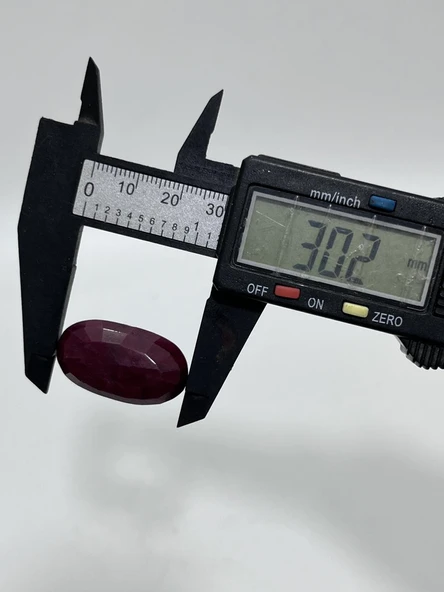 Faset Kesim Doğal Yakut Taşı 39,5 Karat ( Ruby , Rubin Stone) - 5