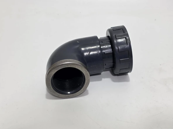 PVC-U 50-1 1/2'' Dirsek Boru PN-10 90° (1 Adet) - Resim 2