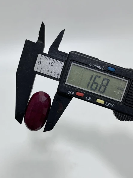 Faset Kesim Doğal Yakut Taşı 39,5 Karat ( Ruby , Rubin Stone) - 4