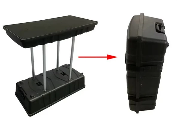 Portatif Tekerlekli Reklam Standı 90x50x40cm - 2