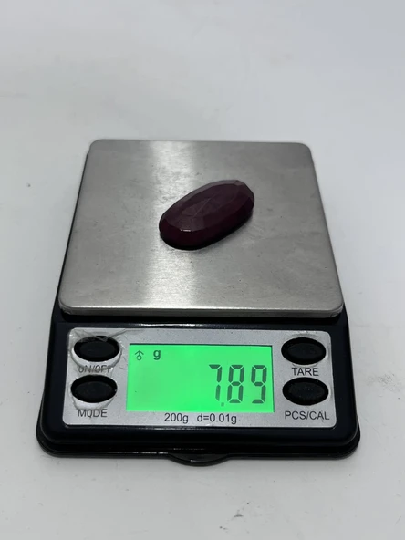 Faset Kesim Doğal Yakut Taşı 39,5 Karat ( Ruby , Rubin Stone) - 6
