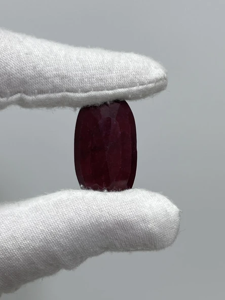 Faset Kesim Doğal Yakut Taşı 39,5 Karat ( Ruby , Rubin Stone) - 3