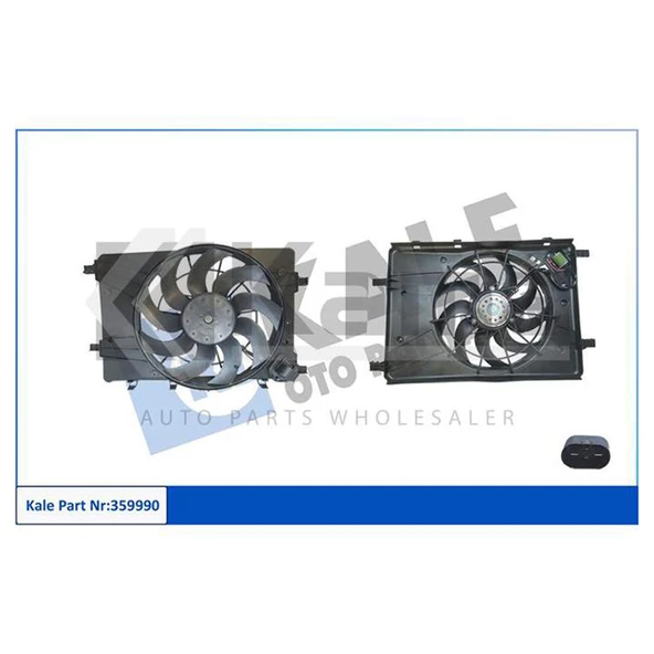 1341118-1314001 RADYATÖR FAN MOTORU (1314001 NOLU DAVLUMBAZ İLE) CHEVROLET CRUZE J300-J305 (1.4T LUJ/1.6 LDE) 10- / OPEL ASTRA-J (A1.4NET/A1.6XER) 10- İTHAL