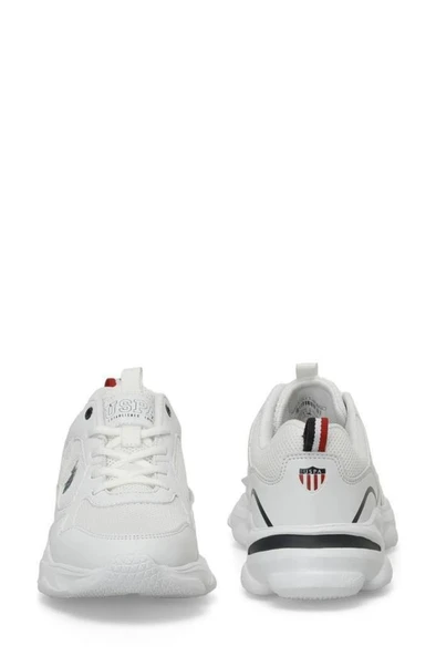 U.S. Polo Assn. BOB WMN 5FX 101946822 Kadın Spor Ayakkabı Beyaz Laci 36-40 - 5
