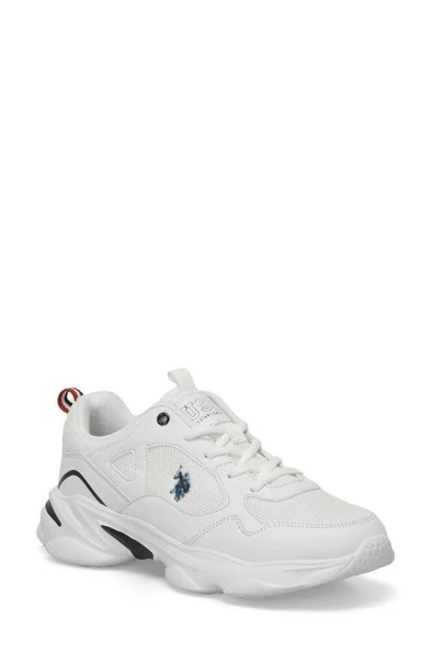 U.S. Polo Assn. BOB WMN 5FX 101946822 Kadın Spor Ayakkabı Beyaz Laci 36-40