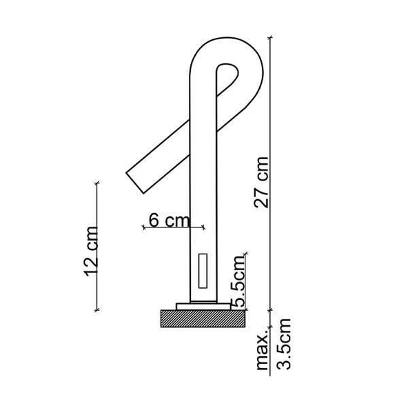 FONTANA LAVABO BATARYASI (MAT SİYAH) FK-6115 - Resim 3