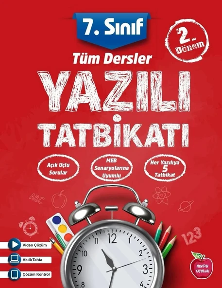 Newton Yayınları 7.Sınıf Yazılı Tatbikatı 2.Dönem Tüm Dersler