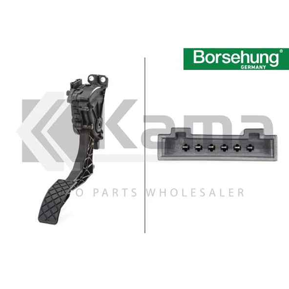 6Q1721503F GAZ PEDALI VW AMAROK / BORA / FOX / GOLF-4 / LUPO / NEW BEETLE / POLO-3 / POLO-4 / POLO-5 İTHAL