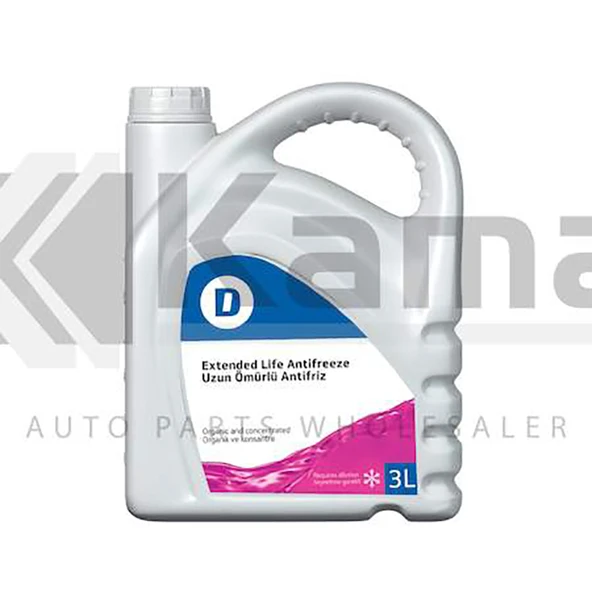 ANTİFRİZ KIRMIZI (UZUN ÖMÜRLÜ) (-38C) (3-LT) UNIVERSAL İTHAL