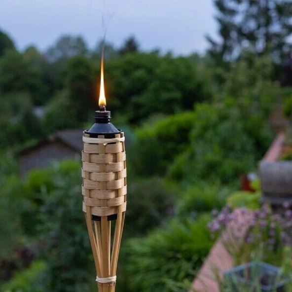 10 PCS 90 CM BAMBOO TORCH 10 ADET VIP 90 CM BAMBU MEŞALE BAHÇE AYDINLATMA KIR DÜĞÜNÜ KORTEJ IŞIKLARI - 3