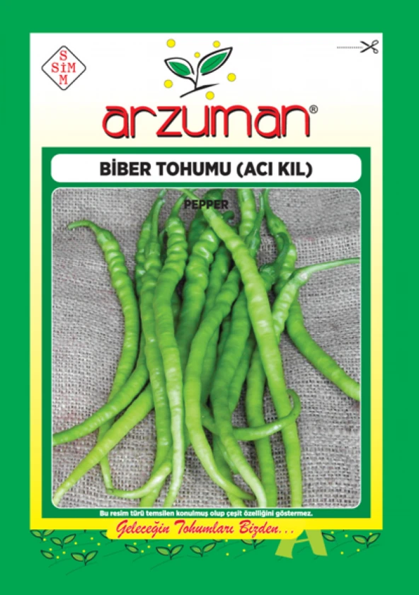 ACI KIL BİBER TOHUM 10 GR ORT 1200 AD TOHUM - 1
