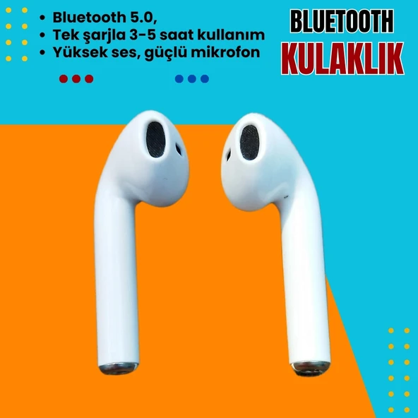 Phixi Massive C10 AirPods Bluetooth Kulaklık – Yüksek Ses Kalitesi, Uzun Pil Ömrü, Ergonomik Tasarım