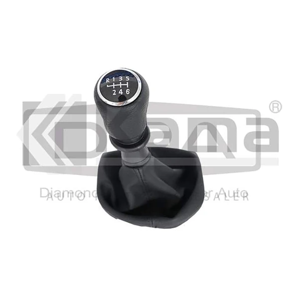 7E0711113H VİTES TOPUZU + KÖRÜĞÜ (5 İLERİ/KROM) VW TRANSPORTER 16-19 İTHAL