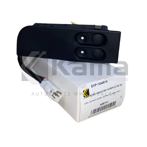 1240619 CAM AÇMA ANAHTARI KOMPLE ÖN SOL (2Lİ) OPEL ASTRA-F 92-98 / ASTRA-F CLASSIC 99-02 İTHAL
