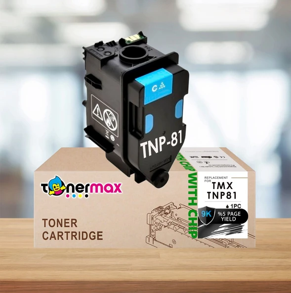 Konica Minolta Bizhup TNP-81 Muadil Toner Mavi / C3300i / C4000i