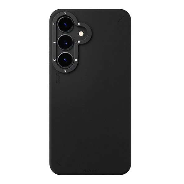 Galaxy S25 Kılıf M-safe Şarj Özellikli Basit Mat Deri Desenli Youngkit Tech Fashion Serisi Kapak - 4