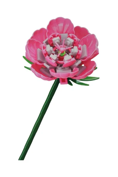 Ctoys Carnation Flower Block Pembe Karanfil Lego / MY87014 - 2