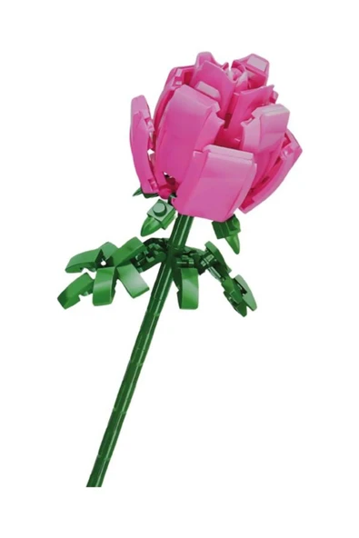 Ctoys Rose Flower Block Pembe Gül Lego / MY87017 - 2