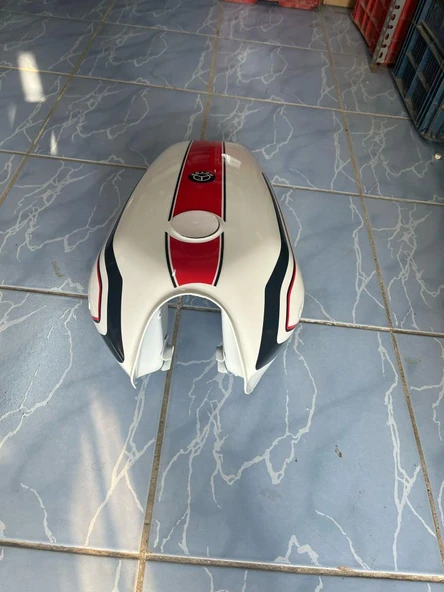 Algaride   Motorsiklet KÜBA cg ince tip depo şamandırasız beyaz renk