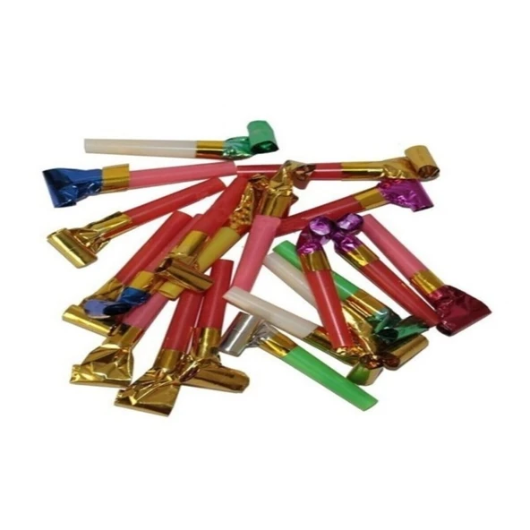 8 ADET BÜYÜK BOY DOĞUM GÜNÜ PARTİ DÜDÜĞÜ NOEL YILBAŞI  KAYNANA DİLİ DÜDÜK SESLİ RENKLİ UZAYAN DÜDÜK ürün görseli 1