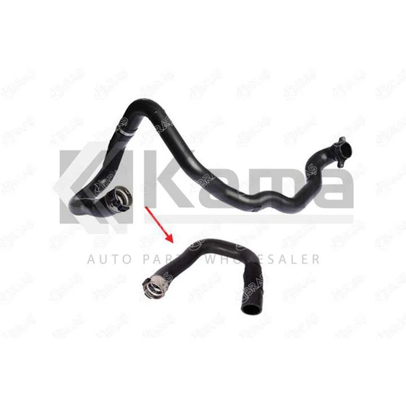 5860032 TURBO HAVA GİRİŞ HORTUMU OPEL CORSA-D (Z1.3DTH/Z1.3DTE) 07- İTHAL