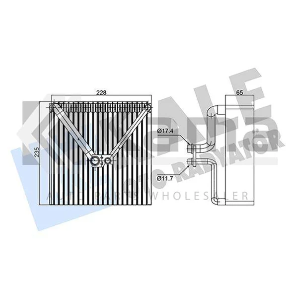 6Q0820103A-6Q0820103B EVOPARATÖR VW POLO / SEAT CORDOBA / IBIZA / SKODA FABIA 01-10 İTHAL - 1