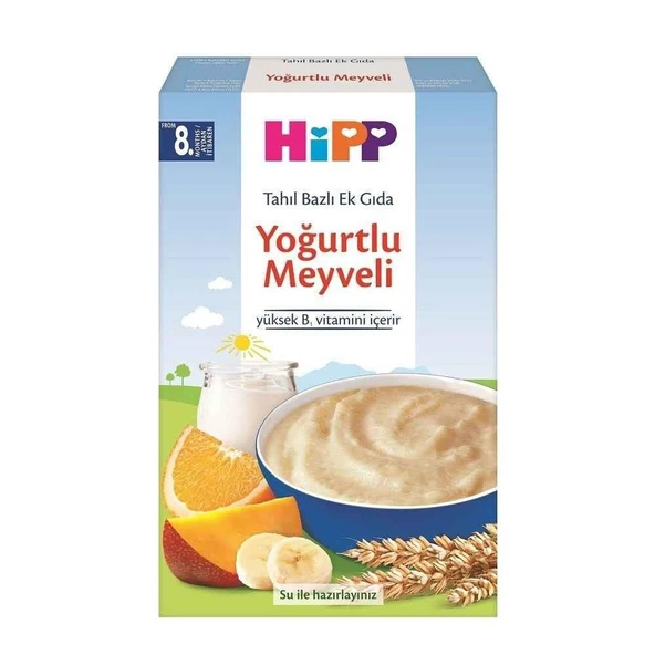 Hipp Organik Sütlü Yoğurtlu Meyveli Tahıl Bazlı Ek Gıda 250gr - 3