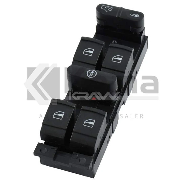 1J4959857A CAM AÇMA ANAHTARI SOL (DÖRTLÜ) SKODA SUPERB / FABIA / OCTAVIA-I İTHAL