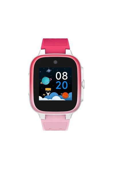 Havit KW12 4G Sim Kartlı Akıllı Çocuk Saati - Görüntülü Görüşme ve Konum Takibi - Pembe - 5