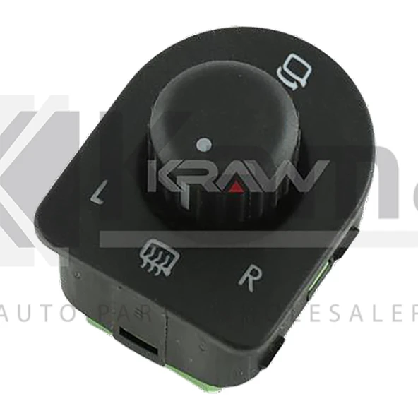 7E1959565 CAM AYAR DÜĞMESİ (KATLANIR) VW TRANSPORTER-T5 / CARAVELLE 04-14 İTHAL