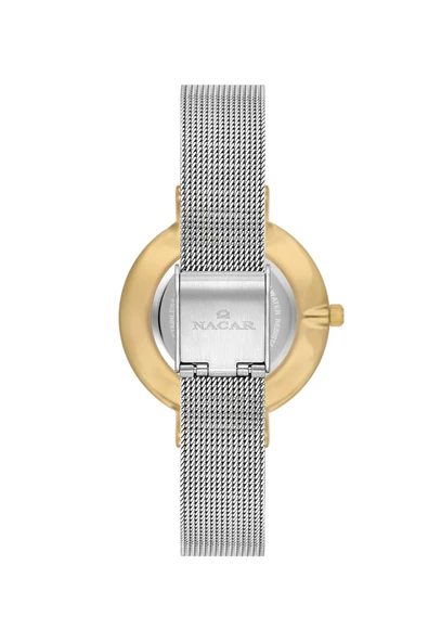 SAFİR CAM GÜMÜŞ KADIN KOL SAATİ NC17-3920718-CSMS ürün görseli 1