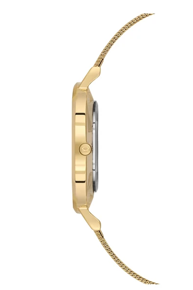 SAFİR CAM ALTIN KADIN KOL SAATİ NC17-3920718-DCMS - Resim 3