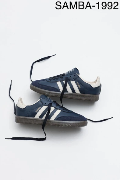ADİDAS SAMBA LACİVERT BEYAZ