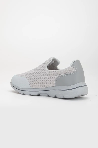 Erkek Günlük Spor Ayakkabı Gri Bağsız Aqua Faylon Taban - 5