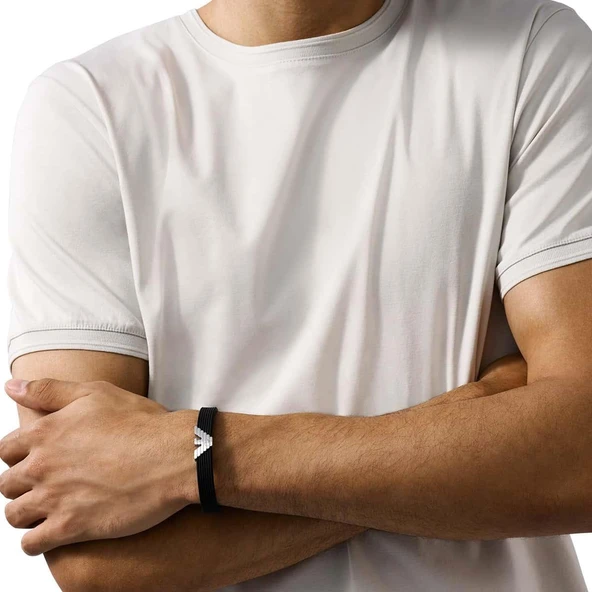 Emporio Armani AJEGS3168-040 Erkek Bileklik - Resim 2