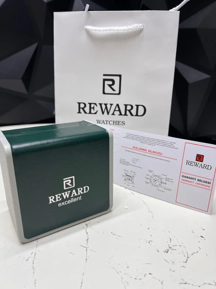 Reward Özel Tasarım Otomatik Mekanizma Çelik Kordon 5 Atm Suya Dayaknıklı Erkek Kol Saati ERW.146294 - 7