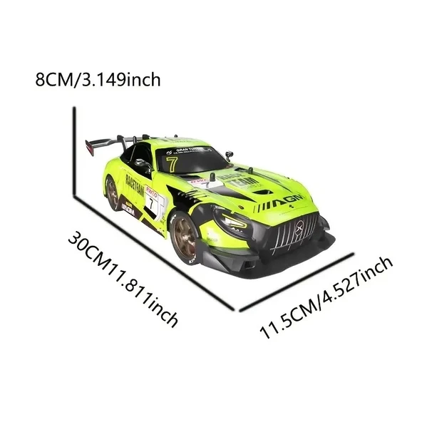1:16 Hızlı Drift Şarjlı Spor Araba 4x4 RC Uzaktan kumandalı Yarış Aracı 40 Km/s Hızında Hediyelik Oyuncak - 2