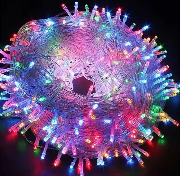 Brokoli Home 10 Metre 8 Animasyonlu Fişli Renkli Dekoratif Led Işık Dekoratif Süsleme 100 Ledli - 2
